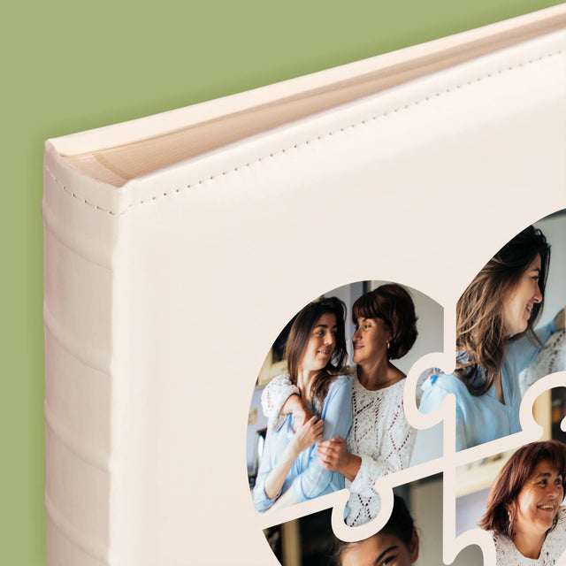 Fotokoláž: Puzzle Srdce Pre Mamu - Album Na Fotografie