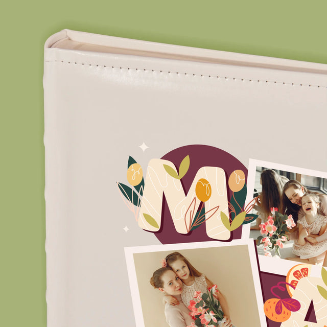 Fotokoláž: Písmená Mama - Album Na Fotografie