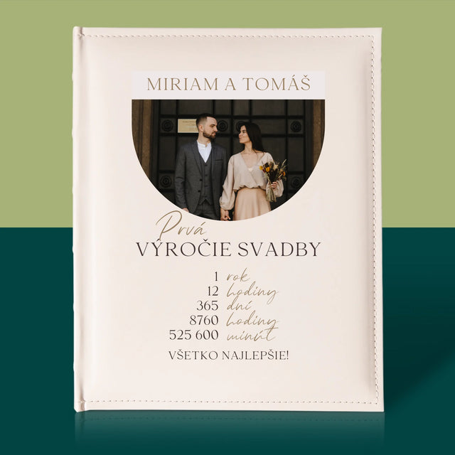 Fotografia A Podpis: Prvé Výročie Svadby - Album Na Fotografie