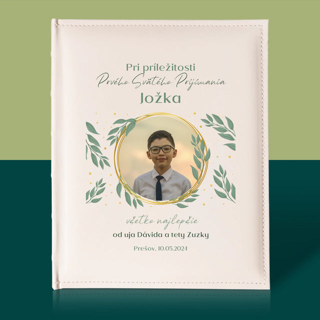 Fotografia A Podpis: Pri Príležitosti Prvého Svätého Prijímania - Album Na Fotografie