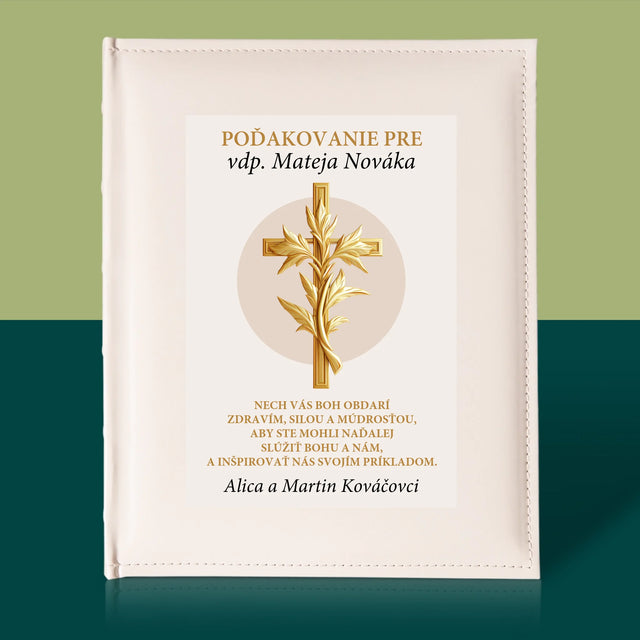 Meno A Podpis: Poďakovanie Božiemu Služobníkovi - Album Na Fotografie