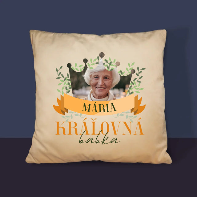 Fotografia A Podpis: Kráľovná Babka - Vankúš 