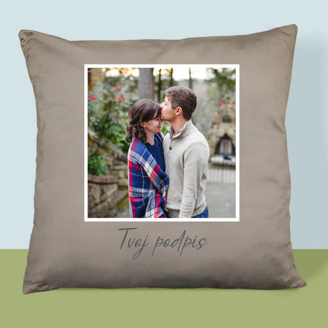 Fotografia A Podpis: Tvoja Fotografia A Podpis - Vankúš 