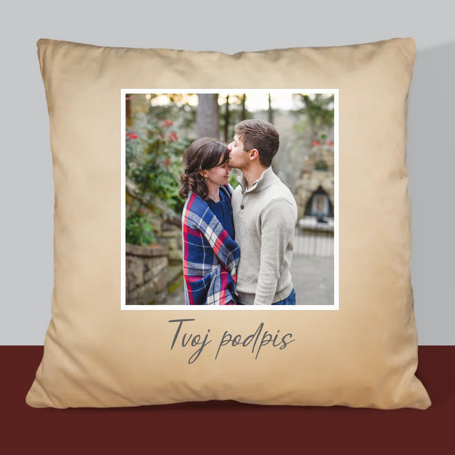 Fotografia A Podpis: Tvoja Fotografia A Podpis - Vankúš 