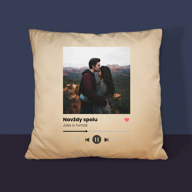 Fotografia A Podpis: Spotify S Tvojou Fotografiou - Vankúš 