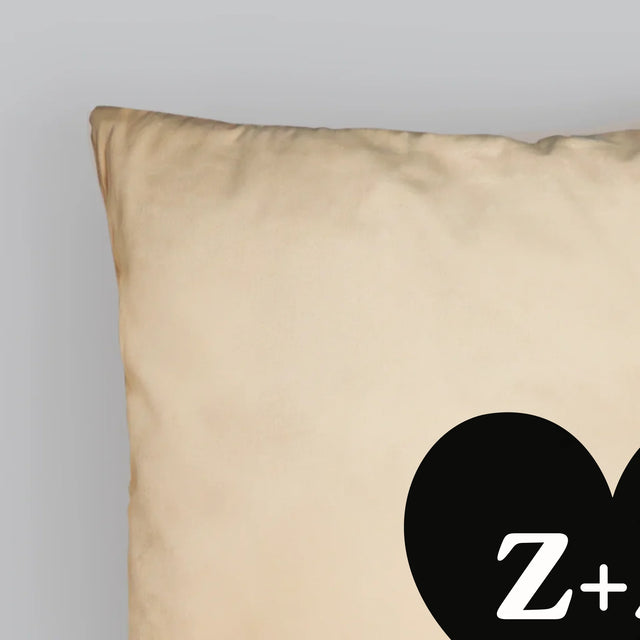 Monogram: Iniciály Srdce So Šípkou - Vankúš 