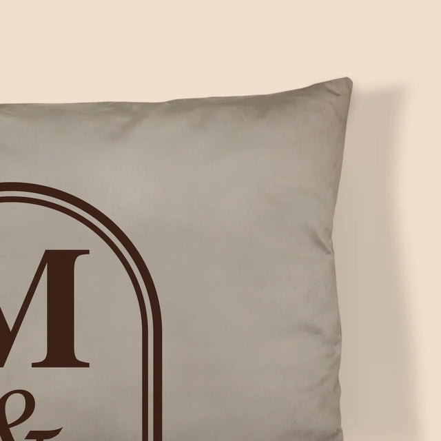 Monogram: Klasické Iniciály - Vankúš 