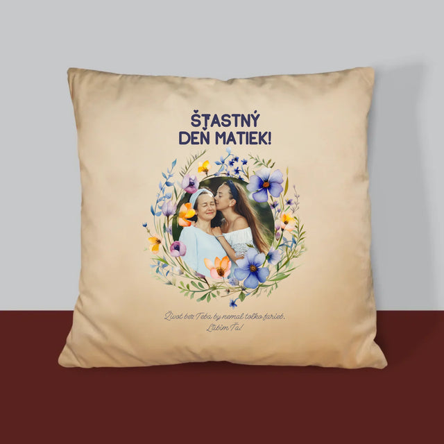 Fotografia A Podpis: Šťastný Deň Matiek - Vankúš 