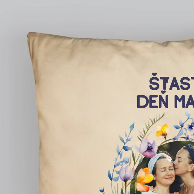 Fotografia A Podpis: Šťastný Deň Matiek - Vankúš 