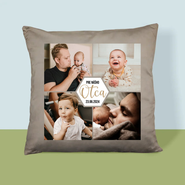 Fotokoláž: Pre Nášho Otca - Vankúš 