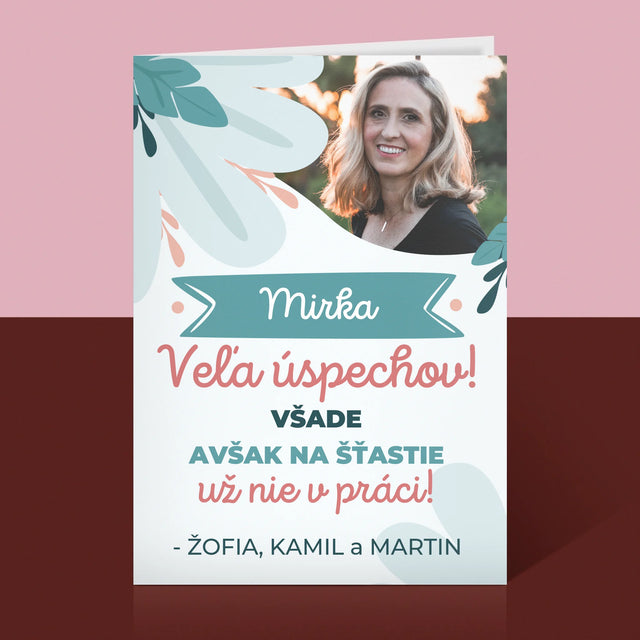 Fotografia A Podpis: Úspechy, Ale Nie V Práci - Kartička S Prianiami