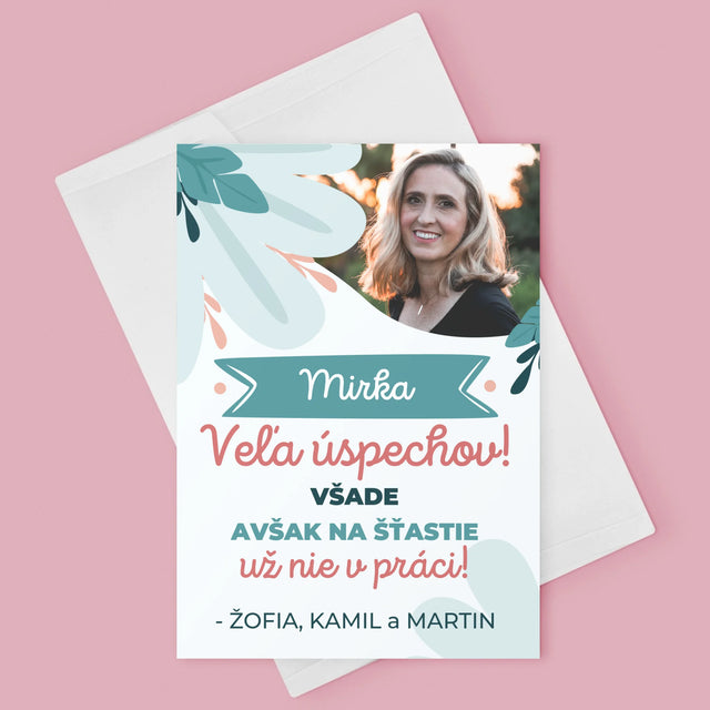 Fotografia A Podpis: Úspechy, Ale Nie V Práci - Kartička S Prianiami