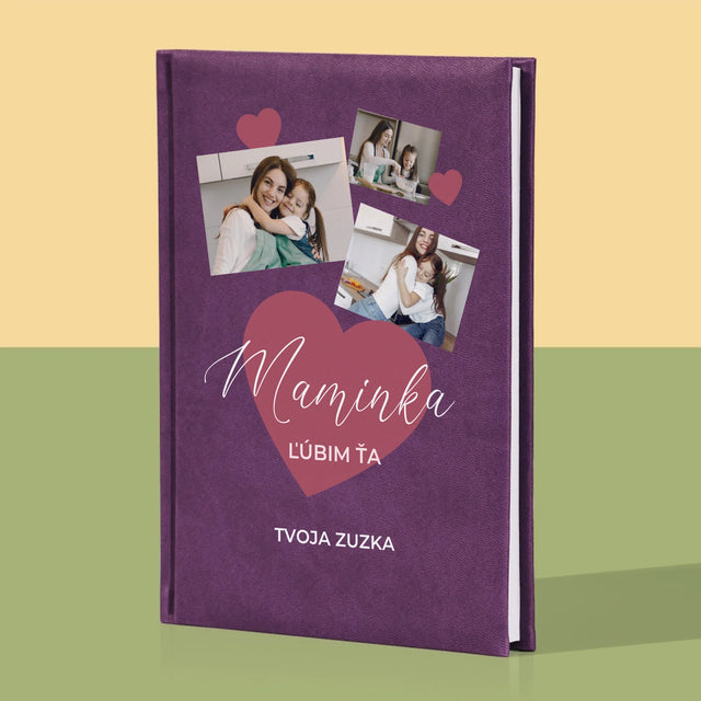 Fotokoláž: Maminka - Zápisník