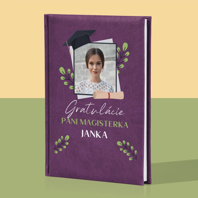 Fotografia A Podpis: Gratulácie Magisterka - Zápisník