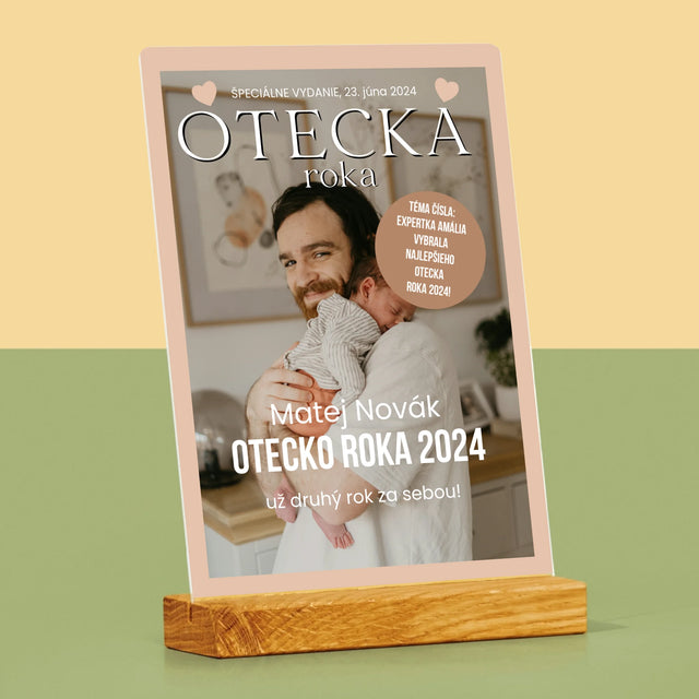 Okładka Magazynu: Tatuś Roku - Wydruk Na Szkle Akrylowym | SK