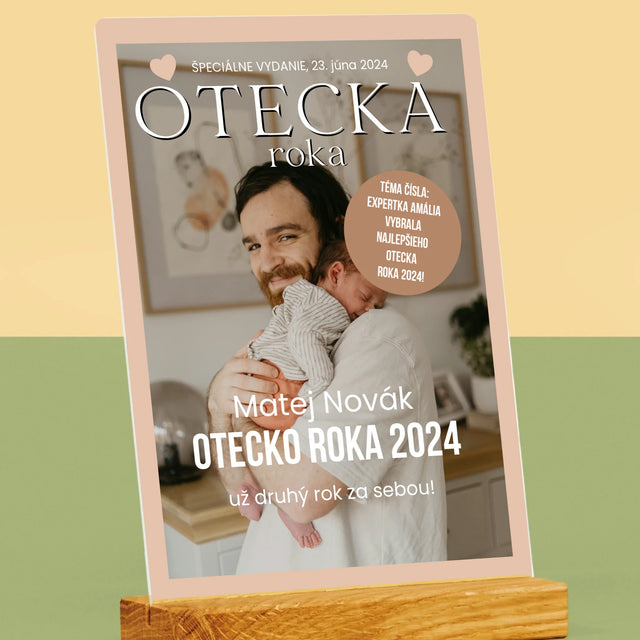 Okładka Magazynu: Tatuś Roku - Wydruk Na Szkle Akrylowym | SK