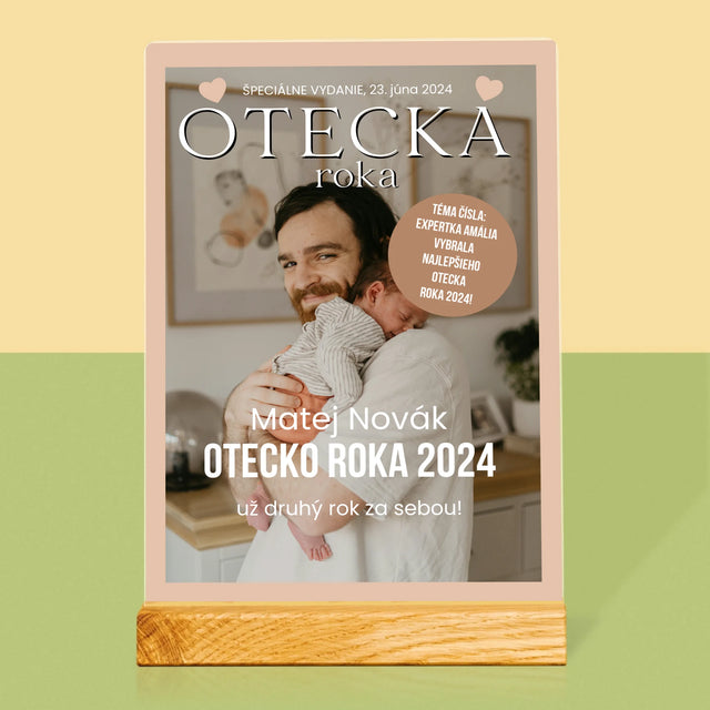 Okładka Magazynu: Tatuś Roku - Wydruk Na Szkle Akrylowym | SK