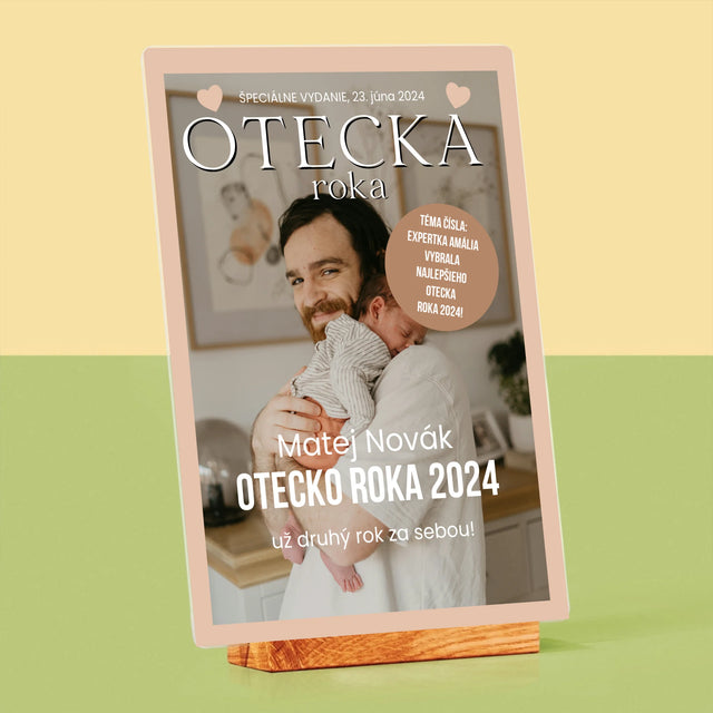 Okładka Magazynu: Tatuś Roku - Wydruk Na Szkle Akrylowym | SK