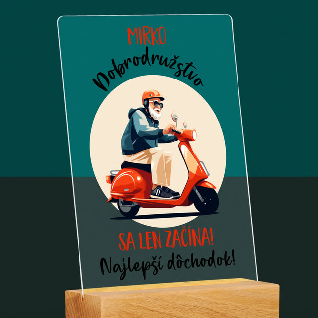 Meno A Podpis: Dobrodružstvo Sa Len Začína - Tlač Na Akrylové Sklo (Vertikálne)