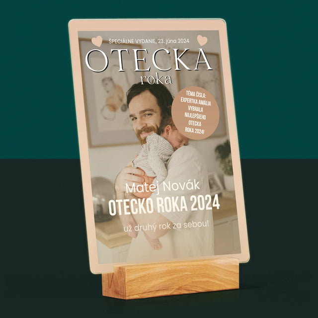 Okładka Magazynu: Tatuś Roku - Wydruk Na Szkle Akrylowym | SK