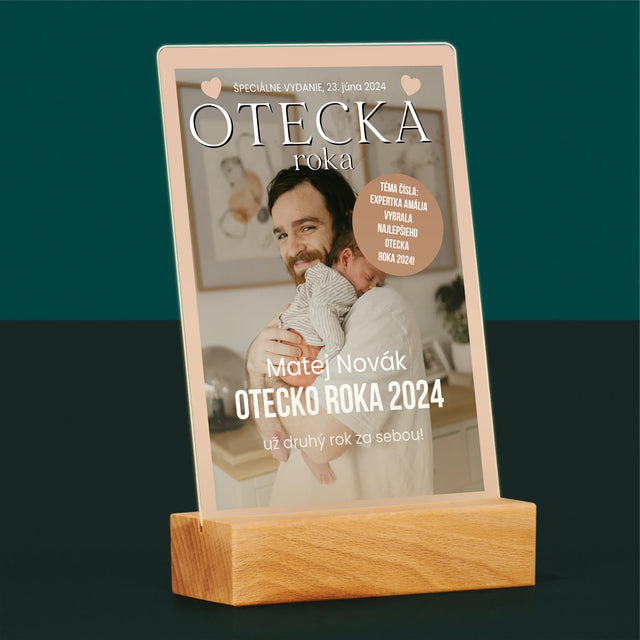 Okładka Magazynu: Tatuś Roku - Wydruk Na Szkle Akrylowym | SK