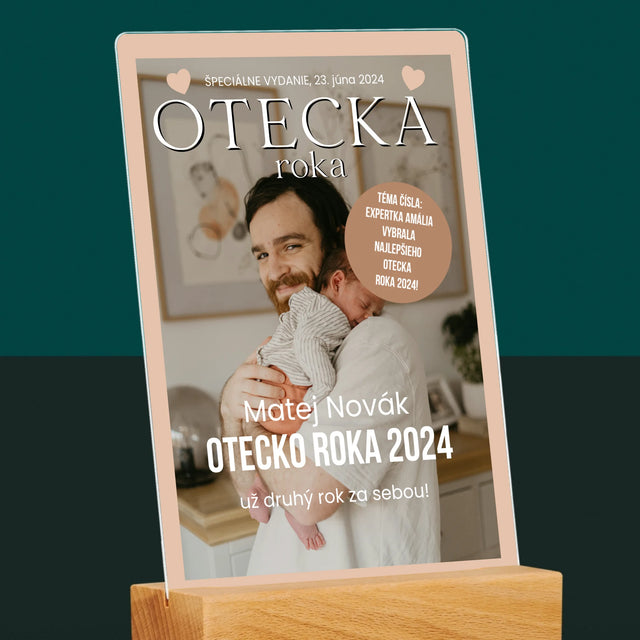 Okładka Magazynu: Tatuś Roku - Wydruk Na Szkle Akrylowym | SK
