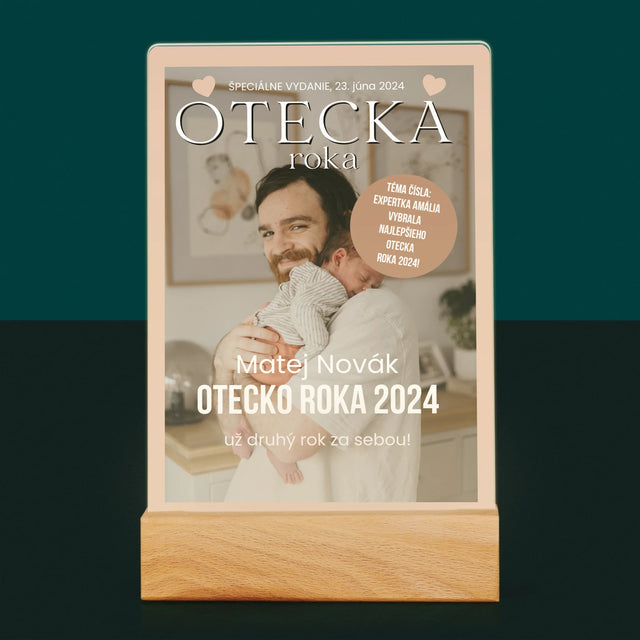 Okładka Magazynu: Tatuś Roku - Wydruk Na Szkle Akrylowym | SK