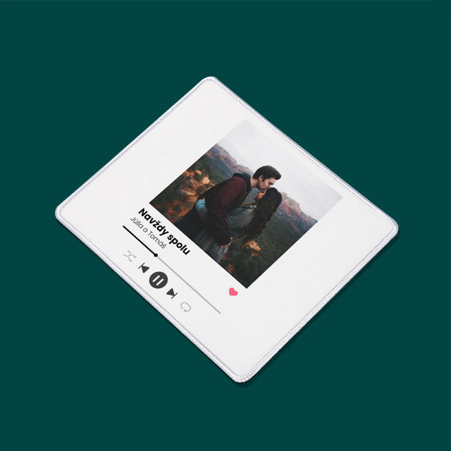 Fotografia A Podpis: Spotify S Tvojou Fotografiou - Podložka Pod Myš