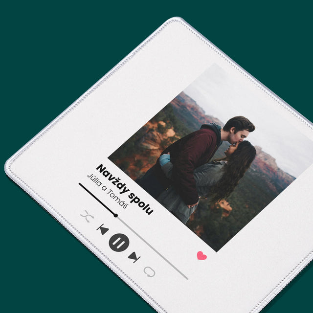 Fotografia A Podpis: Spotify S Tvojou Fotografiou - Podložka Pod Myš