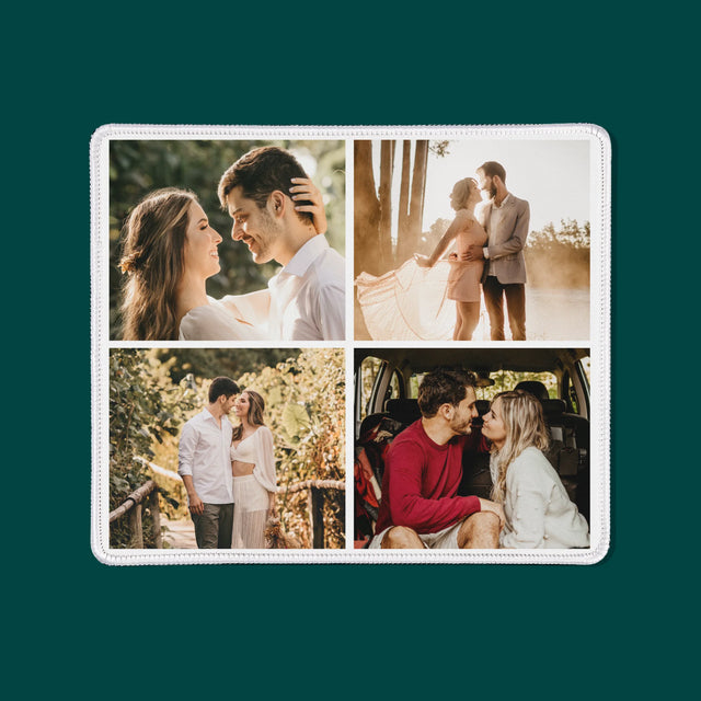 Fotokoláž: 4 Fotografie - Podložka Pod Myš