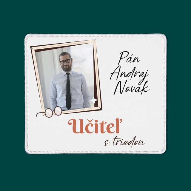 Fotografia A Podpis: Učiteľ S Triedou - Podložka Pod Myš