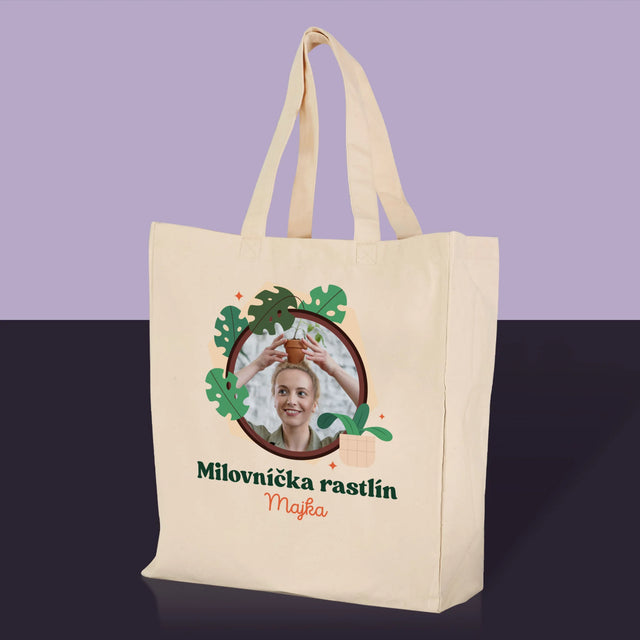 Fotografia A Podpis: Milovníčka Rastlín - Plátená Taška