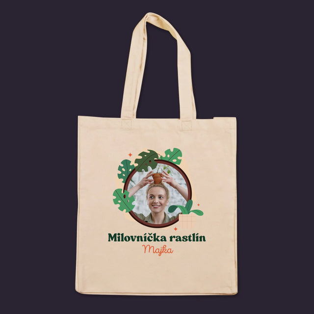 Fotografia A Podpis: Milovníčka Rastlín - Plátená Taška