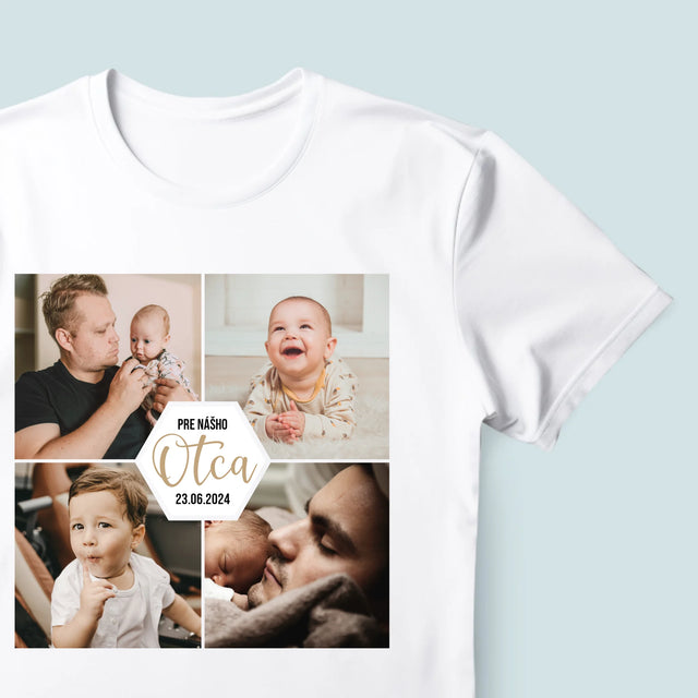 Fotokoláž: Pre Nášho Otca - Pánske Tričko