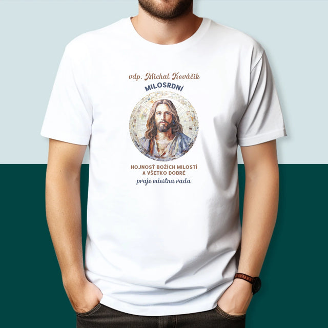 Meno A Podpis: Milosrdný Boží Služobník - Pánske Tričko