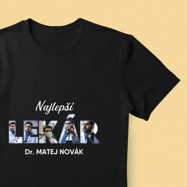 Slovo Z Fotografií: Najlepší Lekár - Pánske Tričko