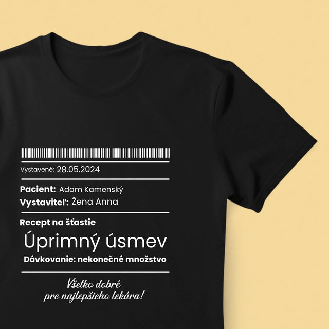 Meno A Podpis: Recept Na Šťastie - Pánske Tričko