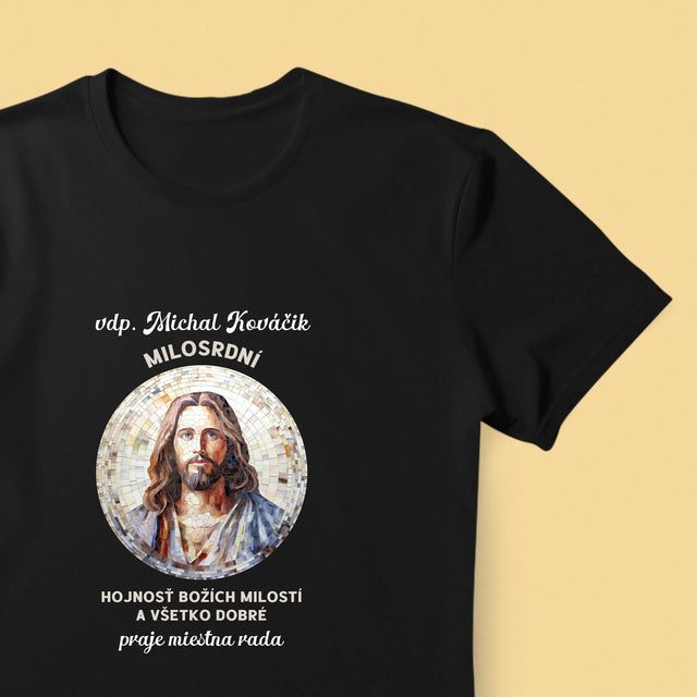 Meno A Podpis: Milosrdný Boží Služobník - Pánske Tričko