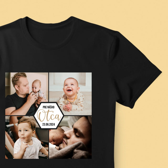 Fotokoláž: Pre Nášho Otca - Pánske Tričko