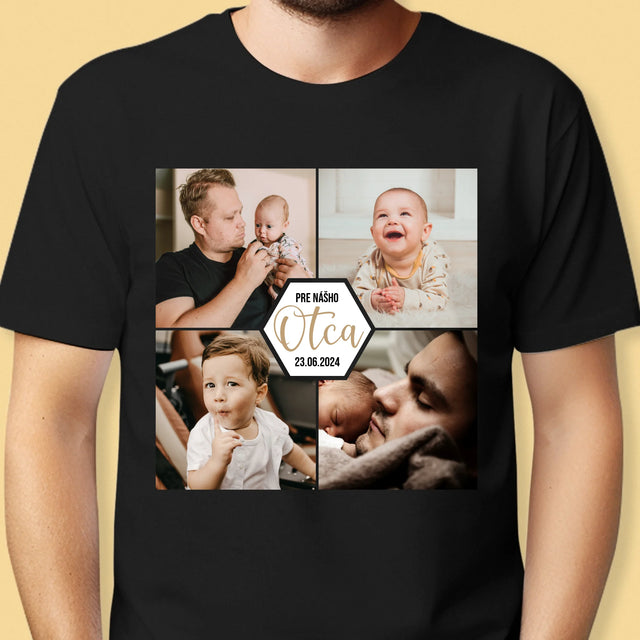 Fotokoláž: Pre Nášho Otca - Pánske Tričko