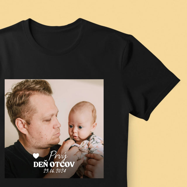 Fotografia A Podpis: Prvý Deň Otcov - Pánske Tričko