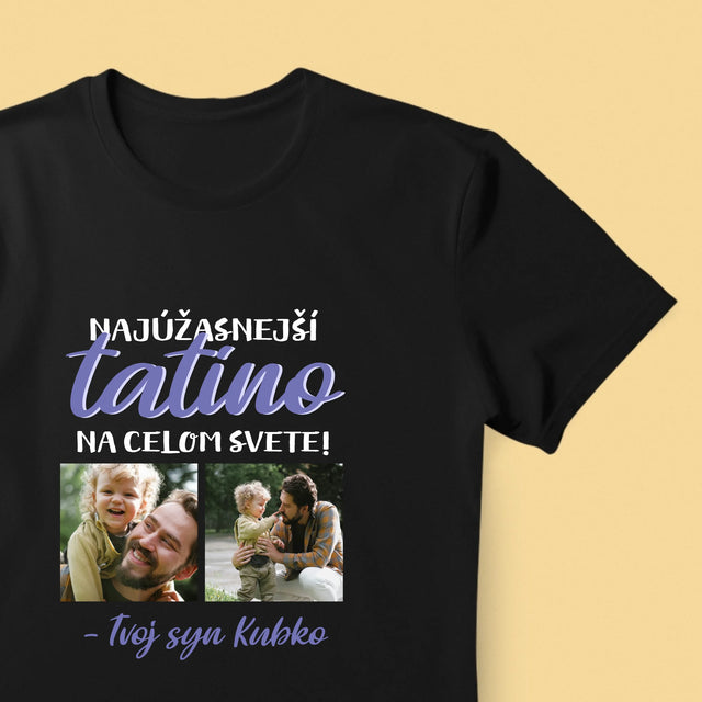 Fotokoláž: Tatino - Pánske Tričko