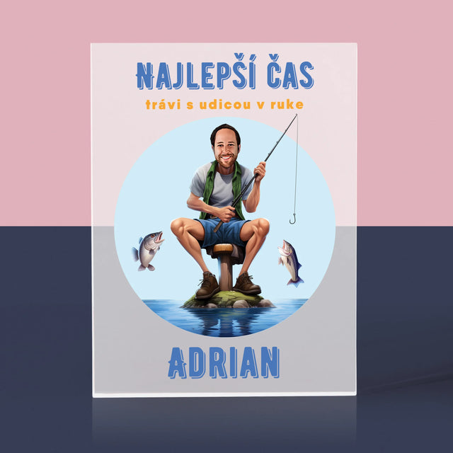 Fotografia A Podpis: Najlepší Čas - Akrylový Blok (Vertikálne)