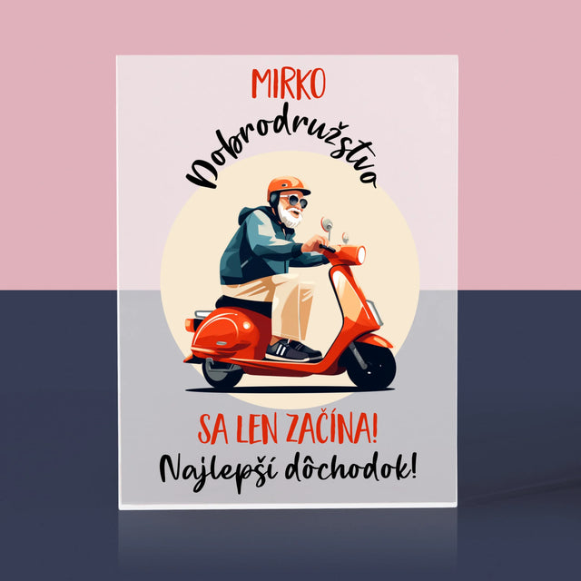 Meno A Podpis: Dobrodružstvo Sa Len Začína - Akrylový Blok (Vertikálne)