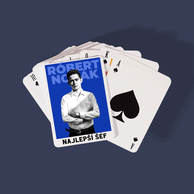 Fotografia A Podpis: Najlepší Šéf - Hracie Karty