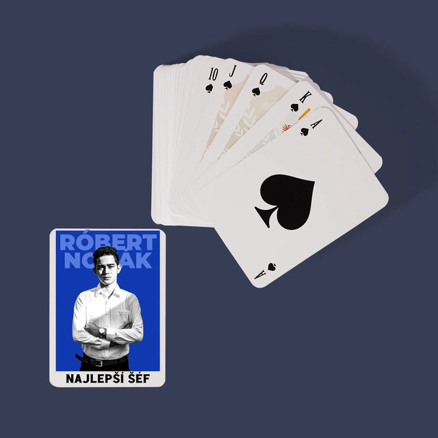 Fotografia A Podpis: Najlepší Šéf - Hracie Karty