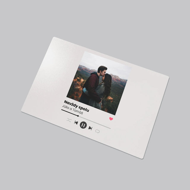 Fotografia A Podpis: Spotify S Tvojou Fotografiou - Podložka Na Stôl