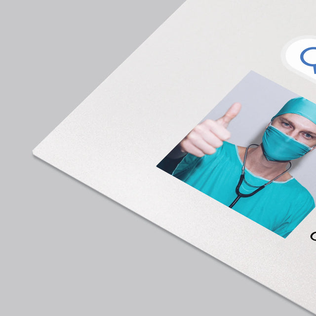 Fotografia A Podpis: Najlepší Lekár Výsledok Google - Podložka Na Stôl