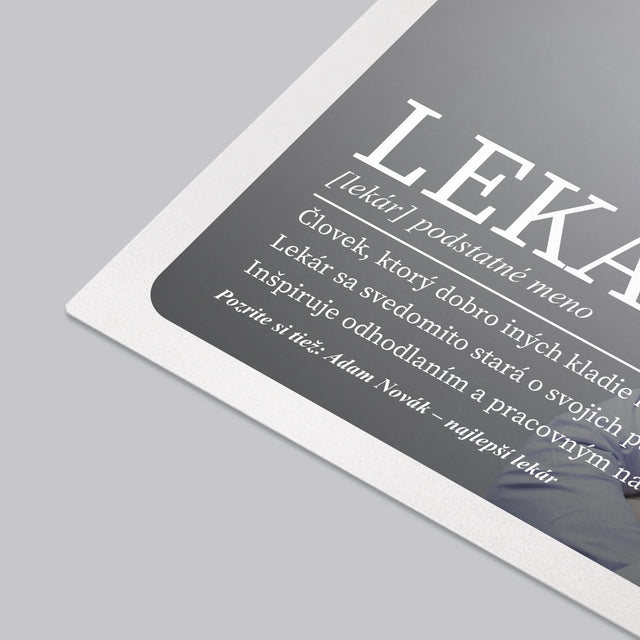 Fotografia A Podpis: Lekár Definícia - Podložka Na Stôl