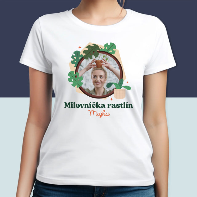 Fotografia A Podpis: Milovníčka Rastlín - Dámske Tričko